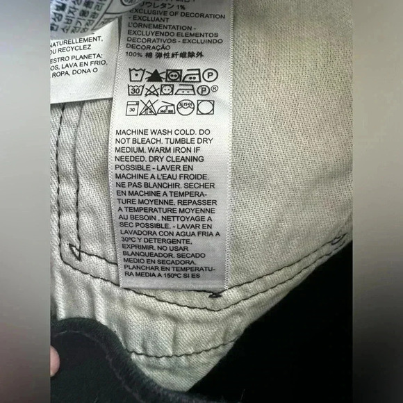 Levi’s Mens 559 Relaxed Straight Black Denim Jean Size 33x34 - Picture 16 of 16